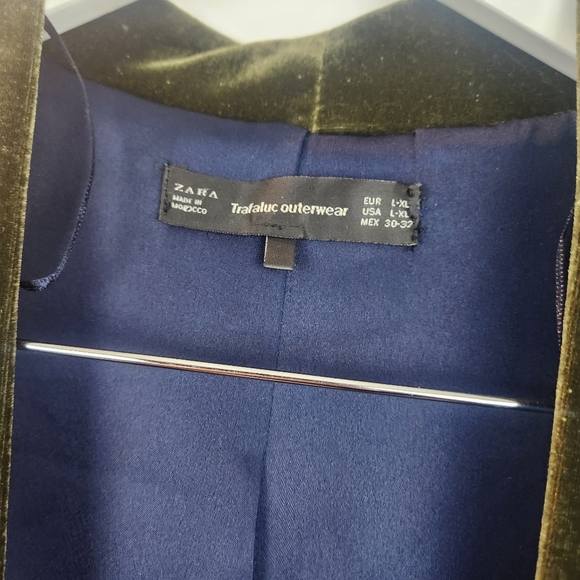 Zara Floral Blue Kimono Jacket - Picture 4 of 10